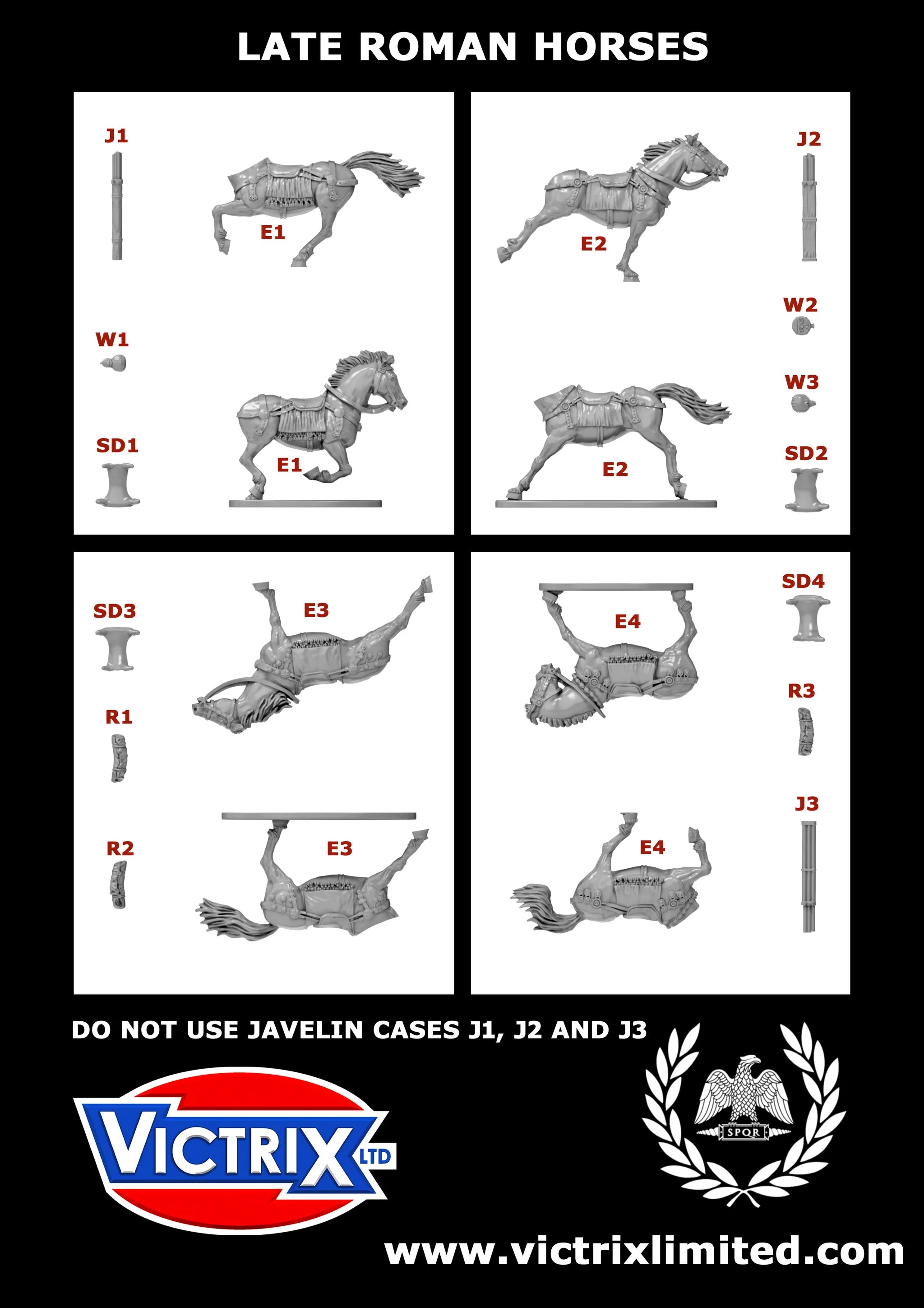 Late Roman Horse Archers Sprue Set VXDA014