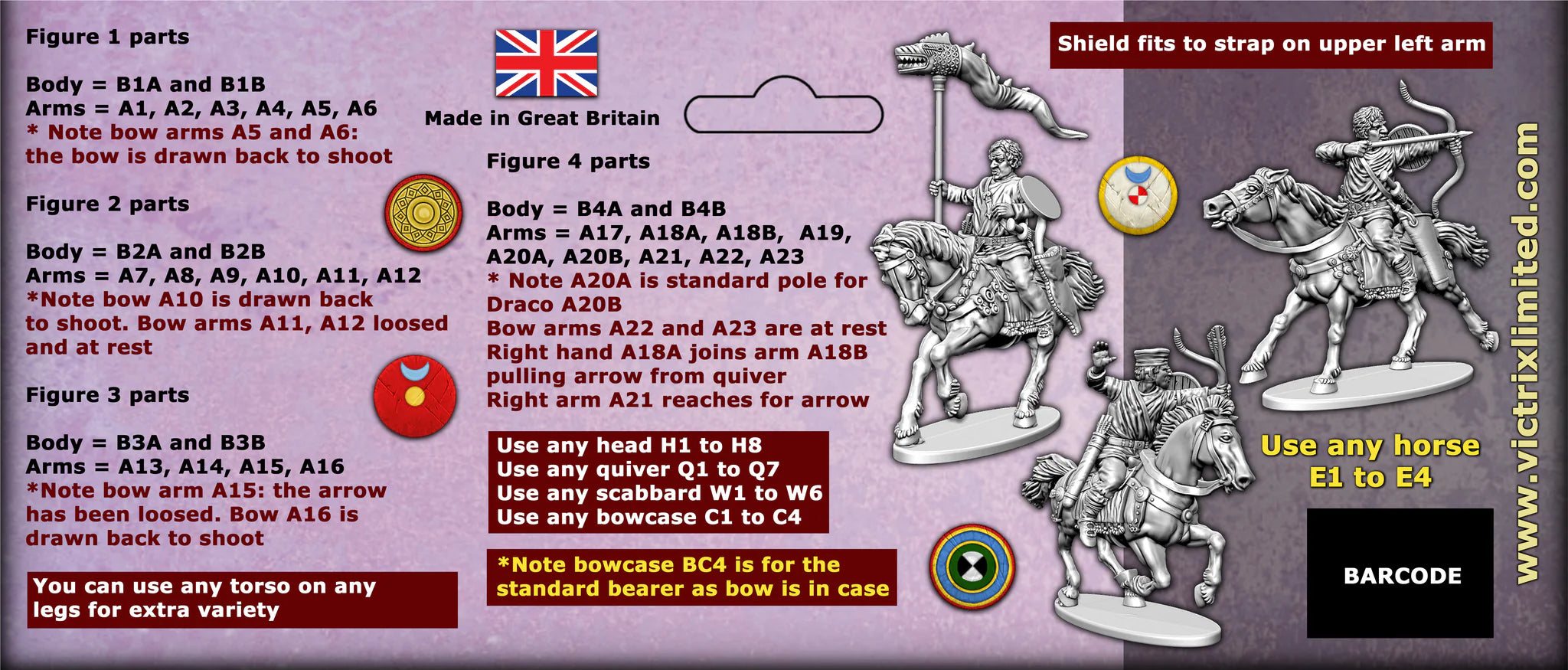 Late Roman Horse Archers Sprue Set VXDA014