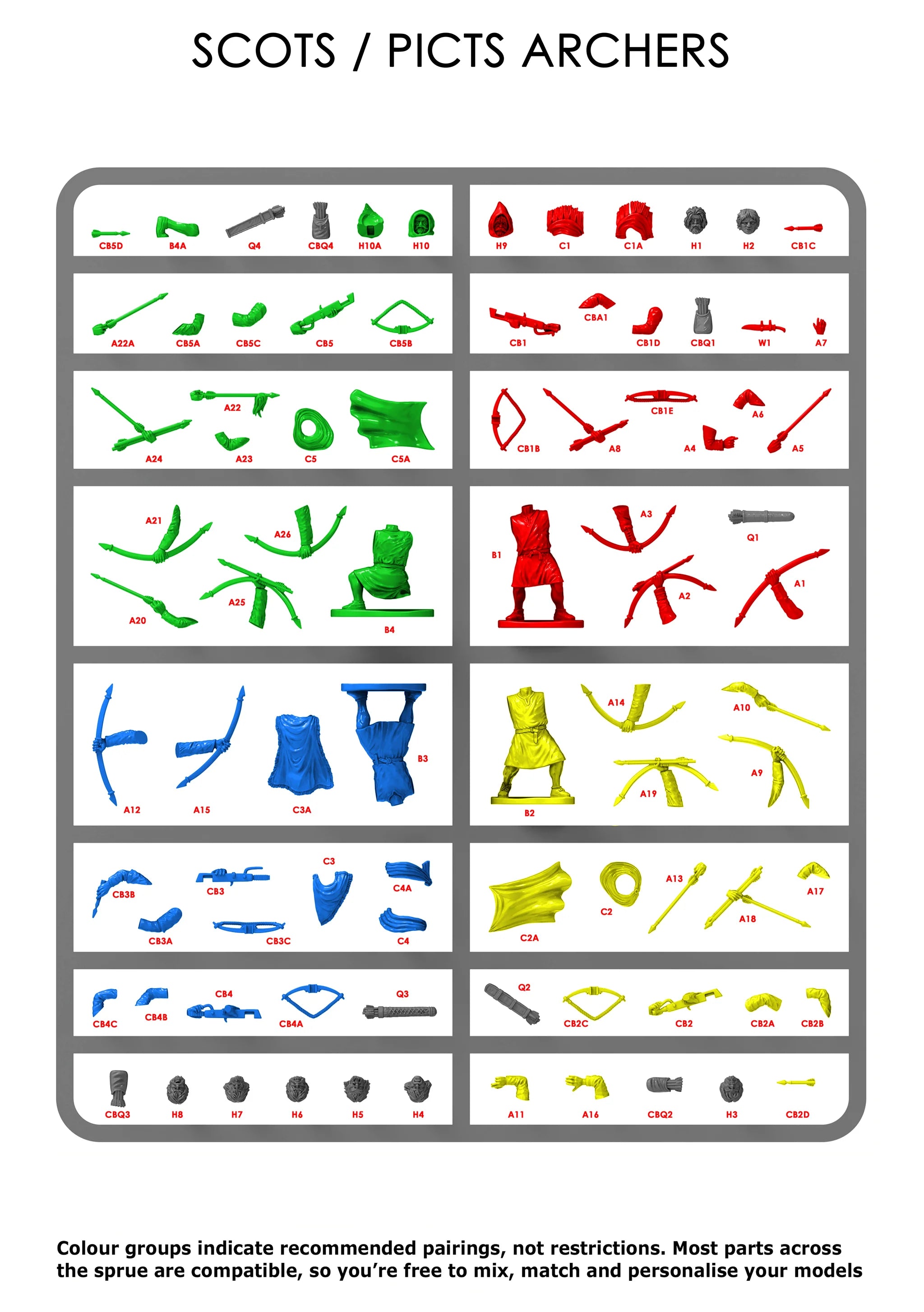 Scots/Picts Archers & Crossbowmen VXDA020