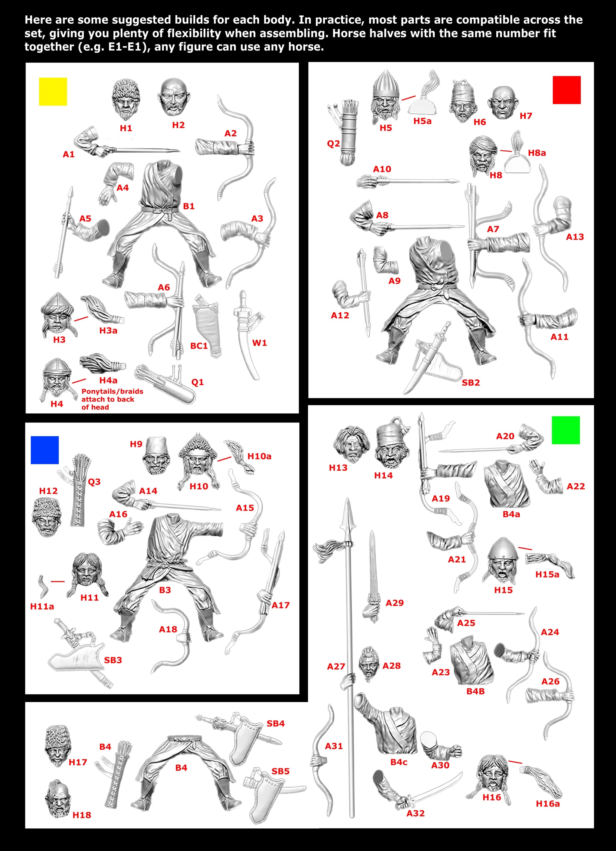 Islamic Horse Archers Sprue Set VXM008