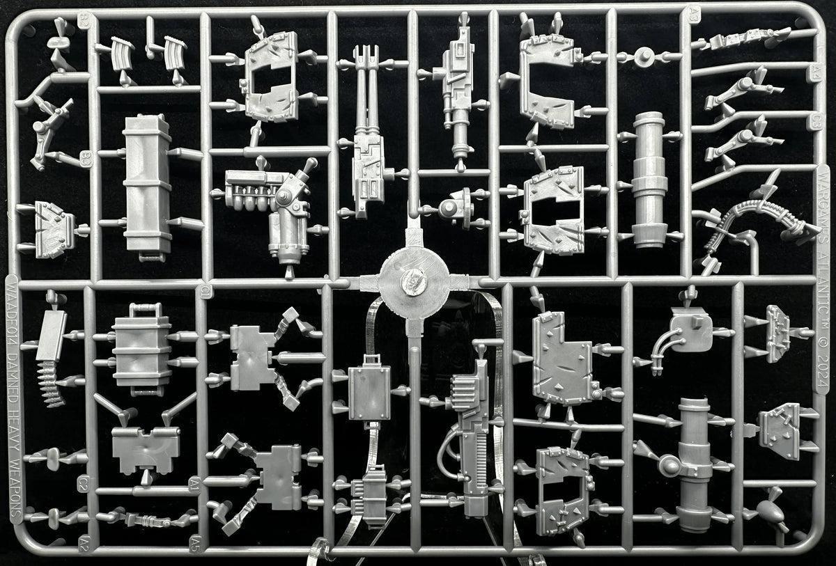 The Damned Heavy Weapons Sprue WAADF024-1