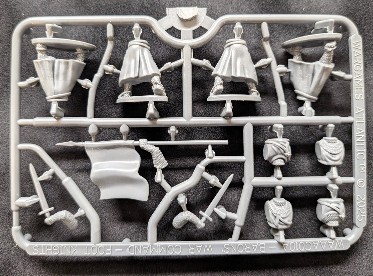 Barons War Foot Knight Command Sprue