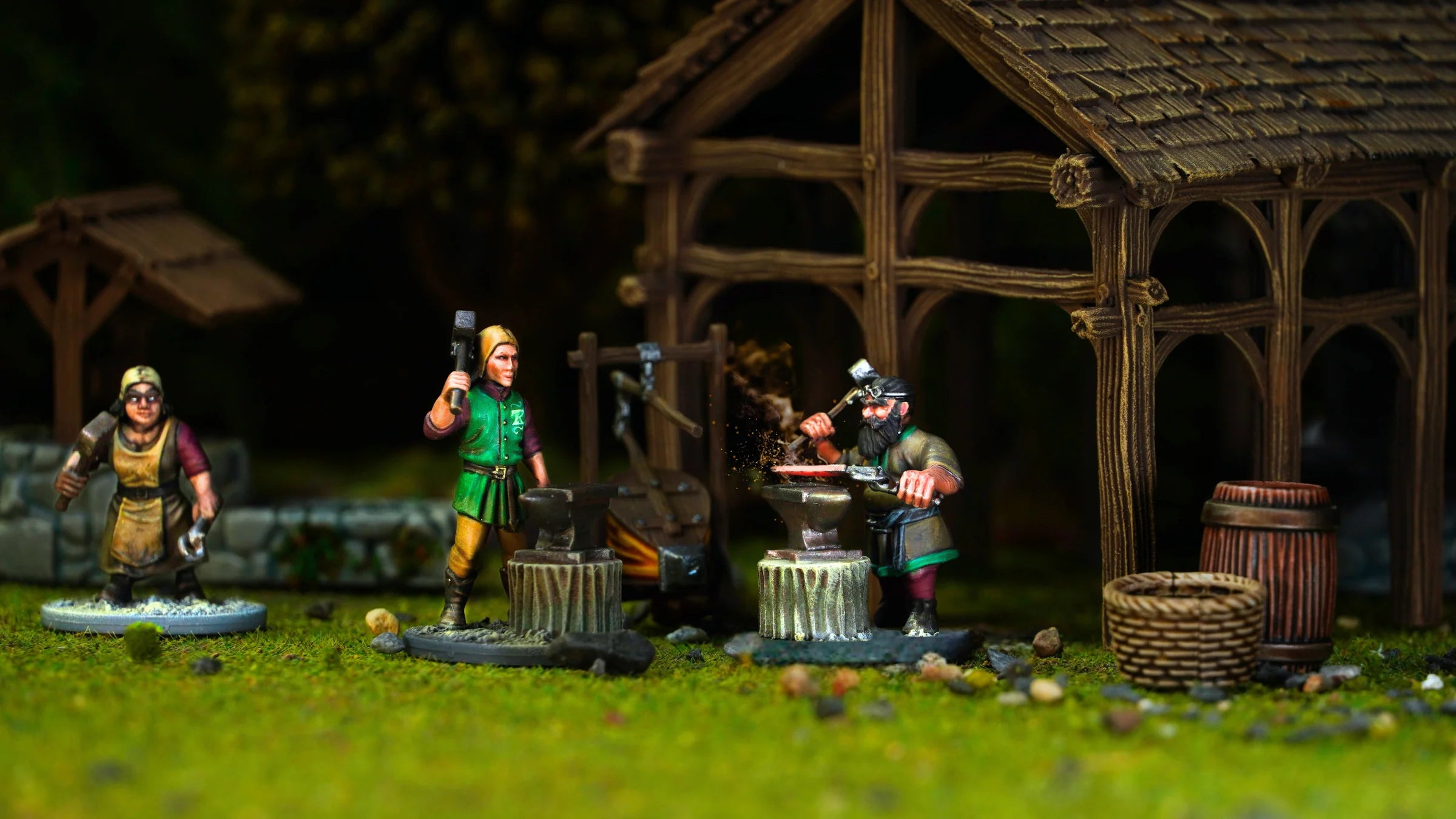 Villagers (2): Elves & Dwarves WAACF015