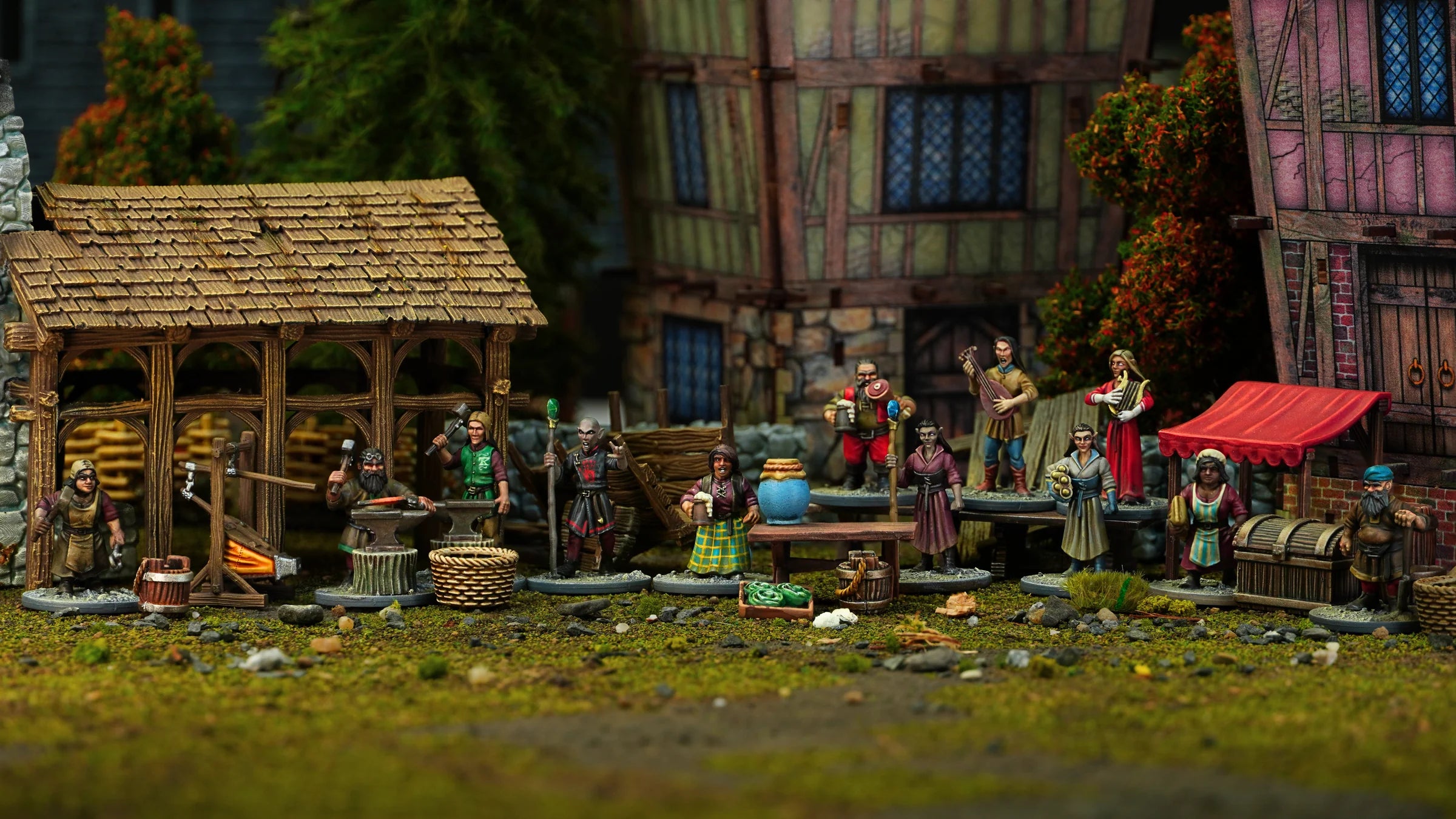 Villagers (2): Elves & Dwarves WAACF015