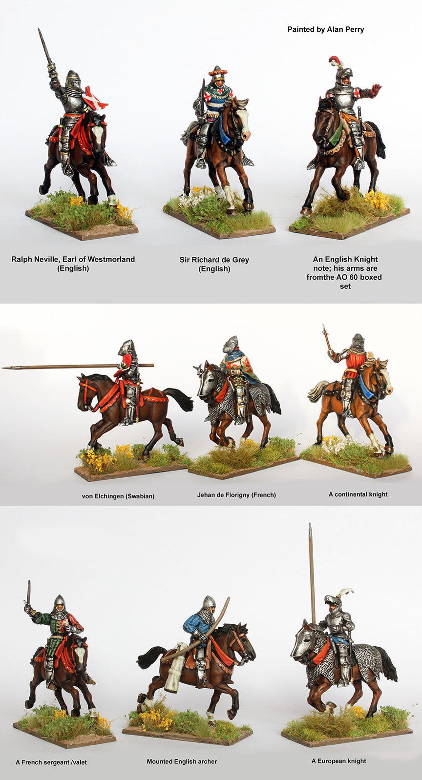 Agincourt Mounted Knights 1415-1429