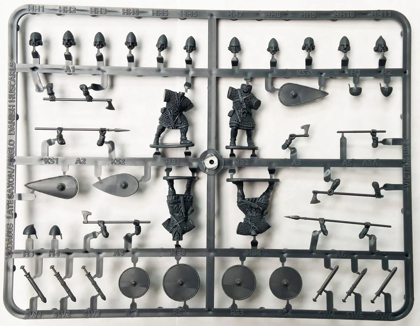 Late Saxons/Anglo Danes Huscarls Sprue VXDA003