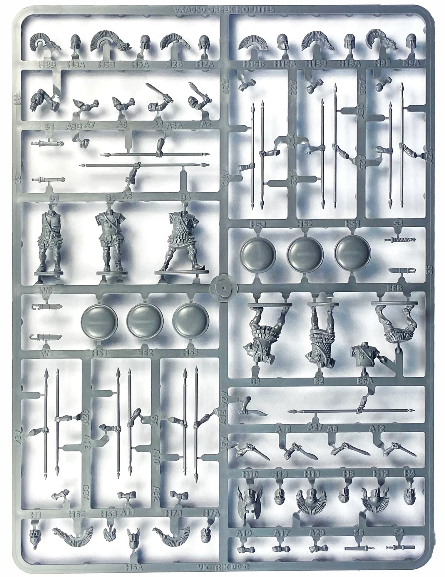 Greek Hoplites Sprue VXA050