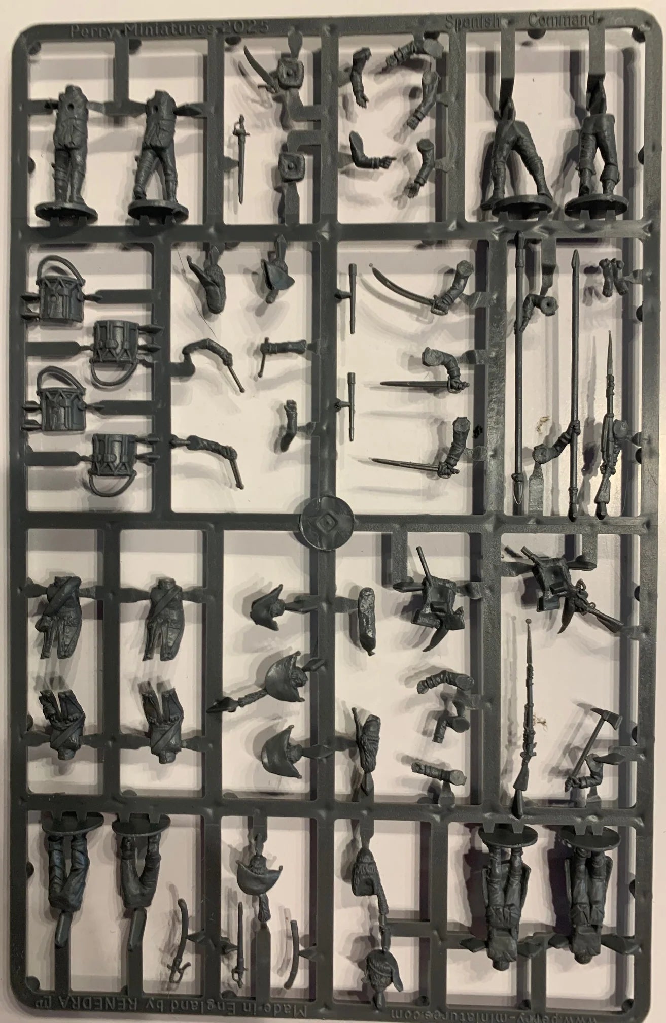 Spanish Napoleonic Infantry Command Sprue SPA70C