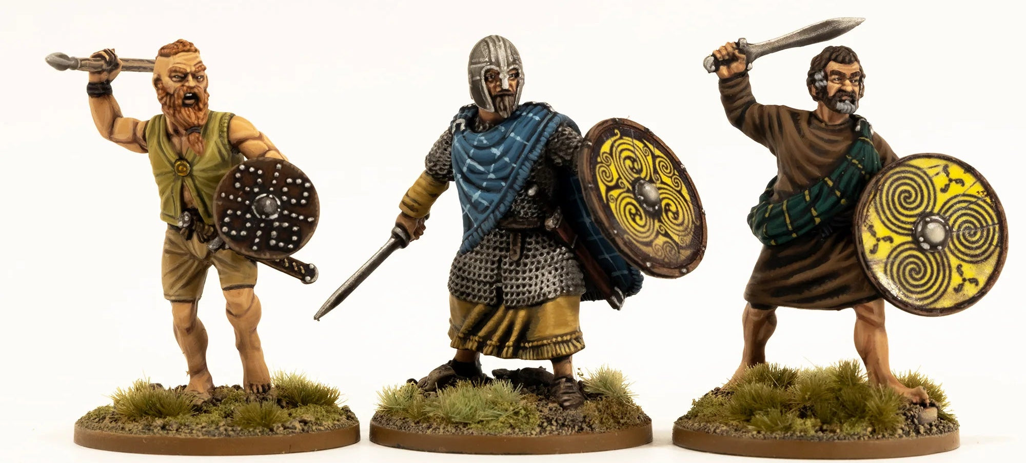 Dark Age Irish Command & Dog Sprue VXDA021C