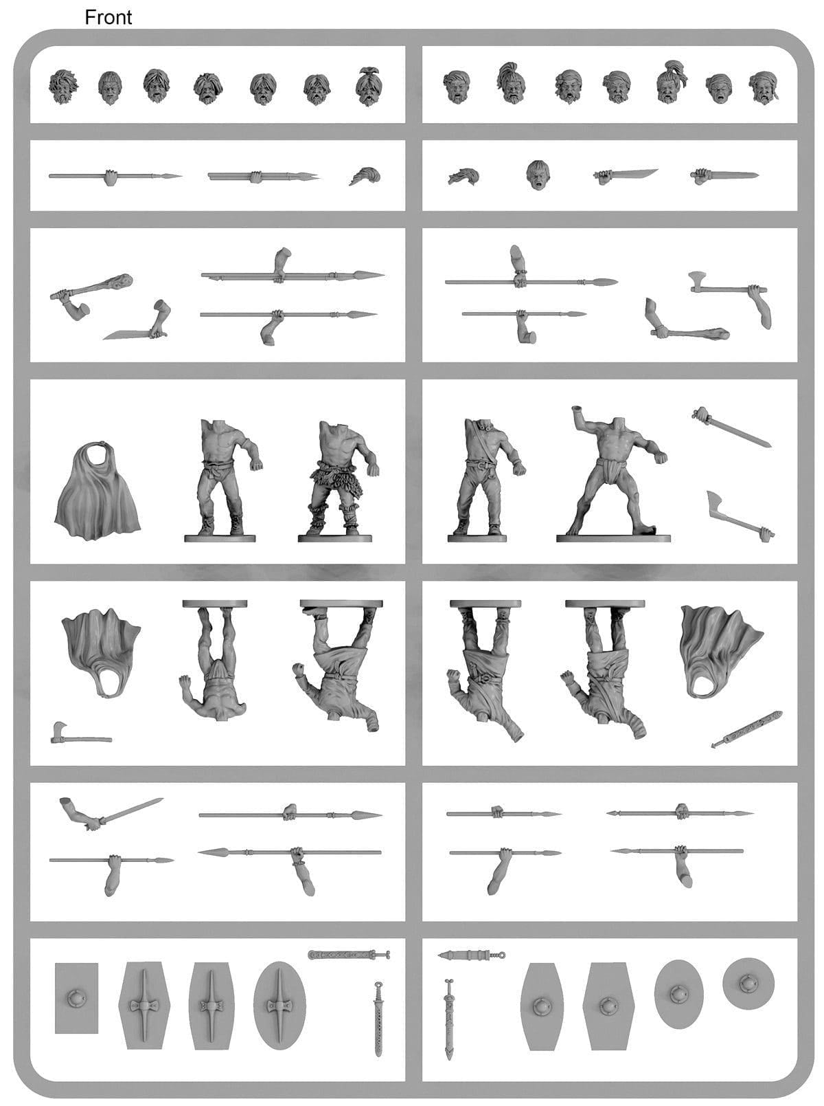 Germanic Warriors Sprue VXA039