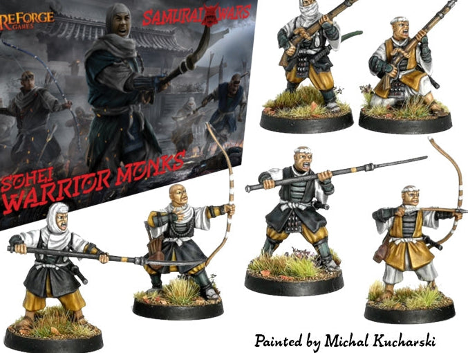 Samurai Wars Warrior Monks Sprue Set SWM001