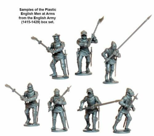 Agincourt English Foot Knights Sprue Perry Miniatures - Spruedude